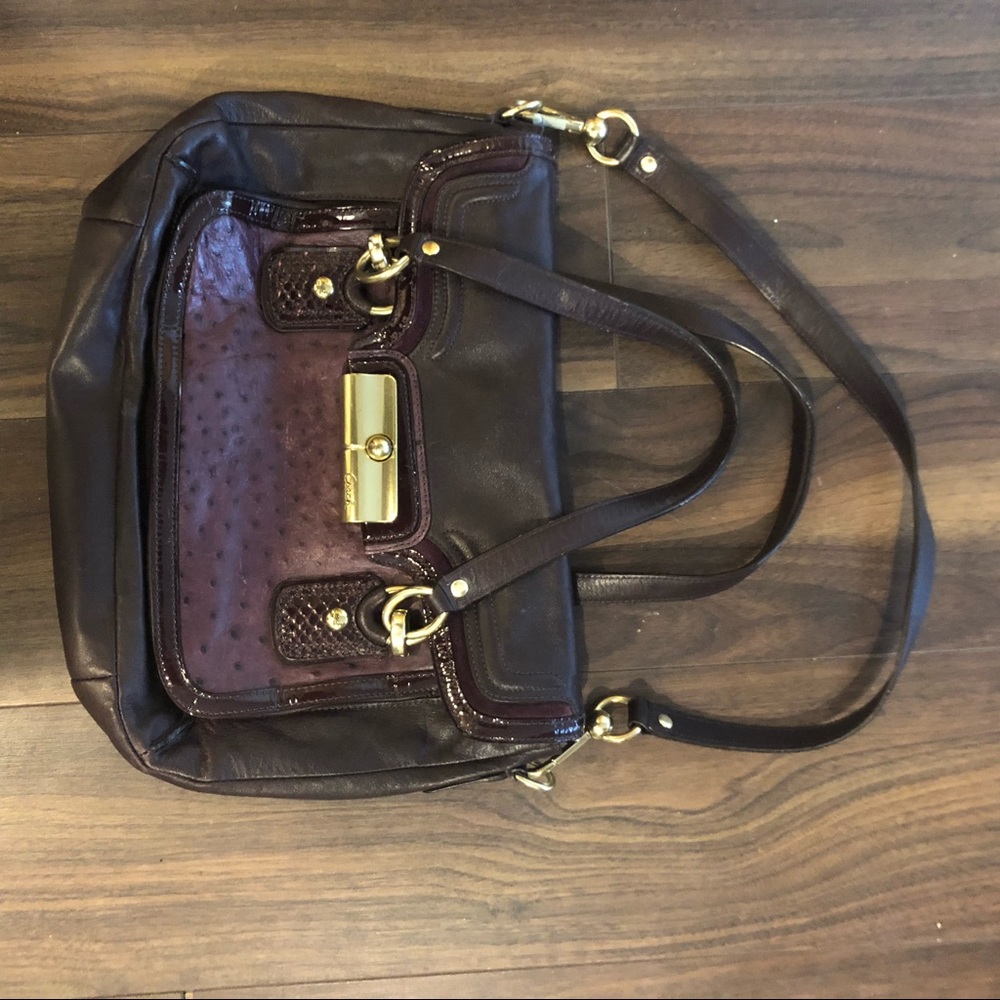 Coach Ox Blood Shoulder Bag Purse